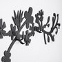 Wallity Bahar WSH-018 Gancho de Pared Metálico Negro